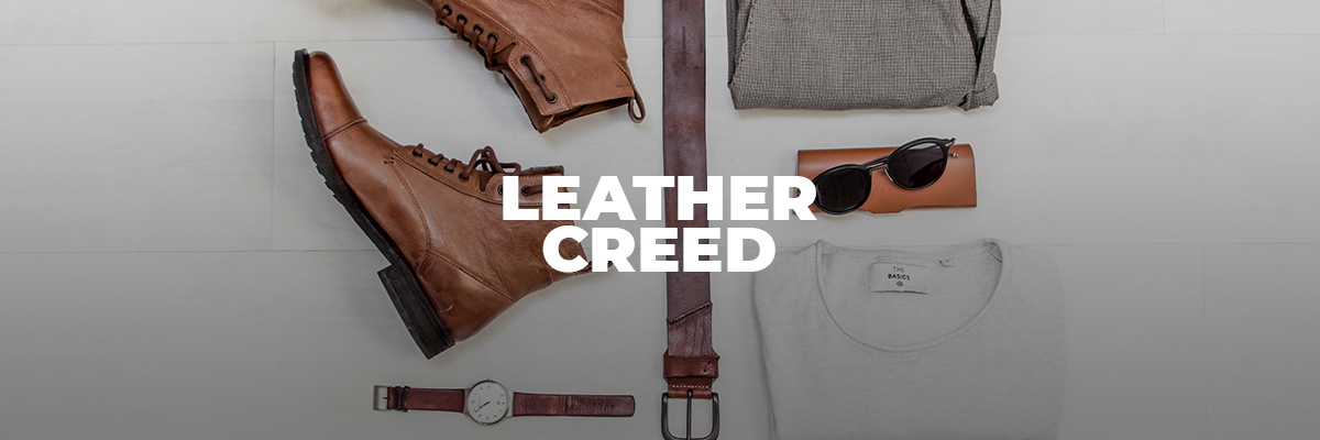 Leather Creed - store banner