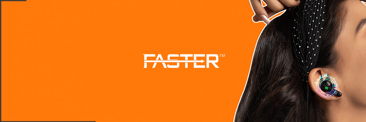 Faster - store banner
